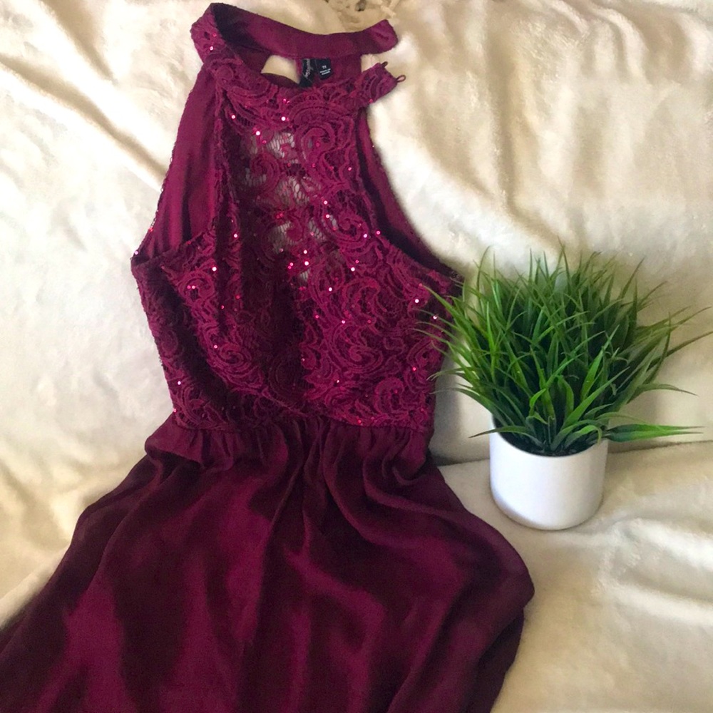 Burgundy Prom Dress